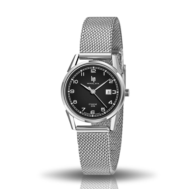 LIP - Montre Femme Himalaya Argentée et Noire