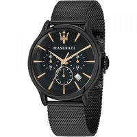 Maserati - Montre Homme Epoca Chronographe Acier Noir