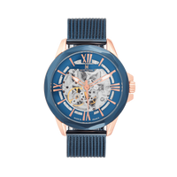 Montignac - Montre Round Automatique Bleue