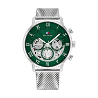 Tommy Hilfiger - Montre Legend Homme Argent et Vert