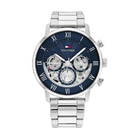 Tommy Hilfiger - Montre Legend Homme Argent et Bleu