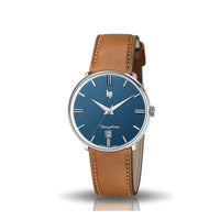 LIP - Montre Homme Dauphine Marron Blue 38 mm