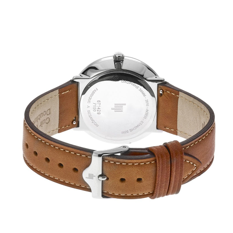 LIP - Montre Homme Dauphine Marron Blue 38 mm