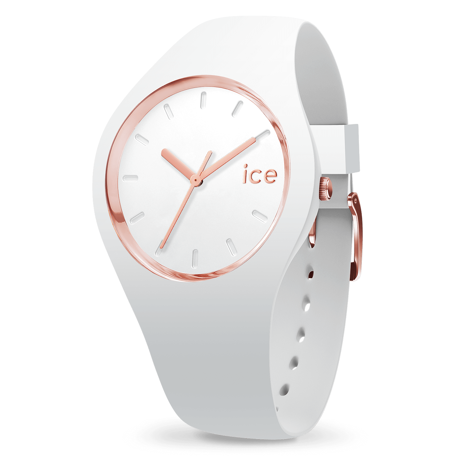 Ice watch rose gold white hotsell