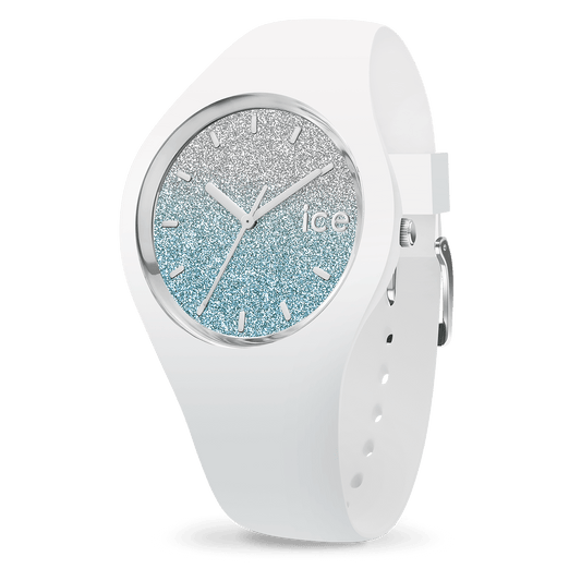 Ice Watch Montre Silicone Blanc & Dégradé Bleu Small_Pixies