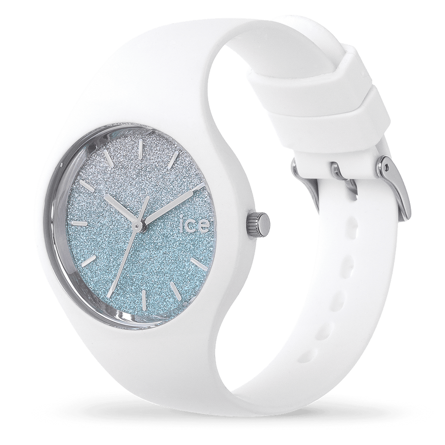 Ice Watch Montre Silicone Blanc & Dégradé Bleu Small_Pixies