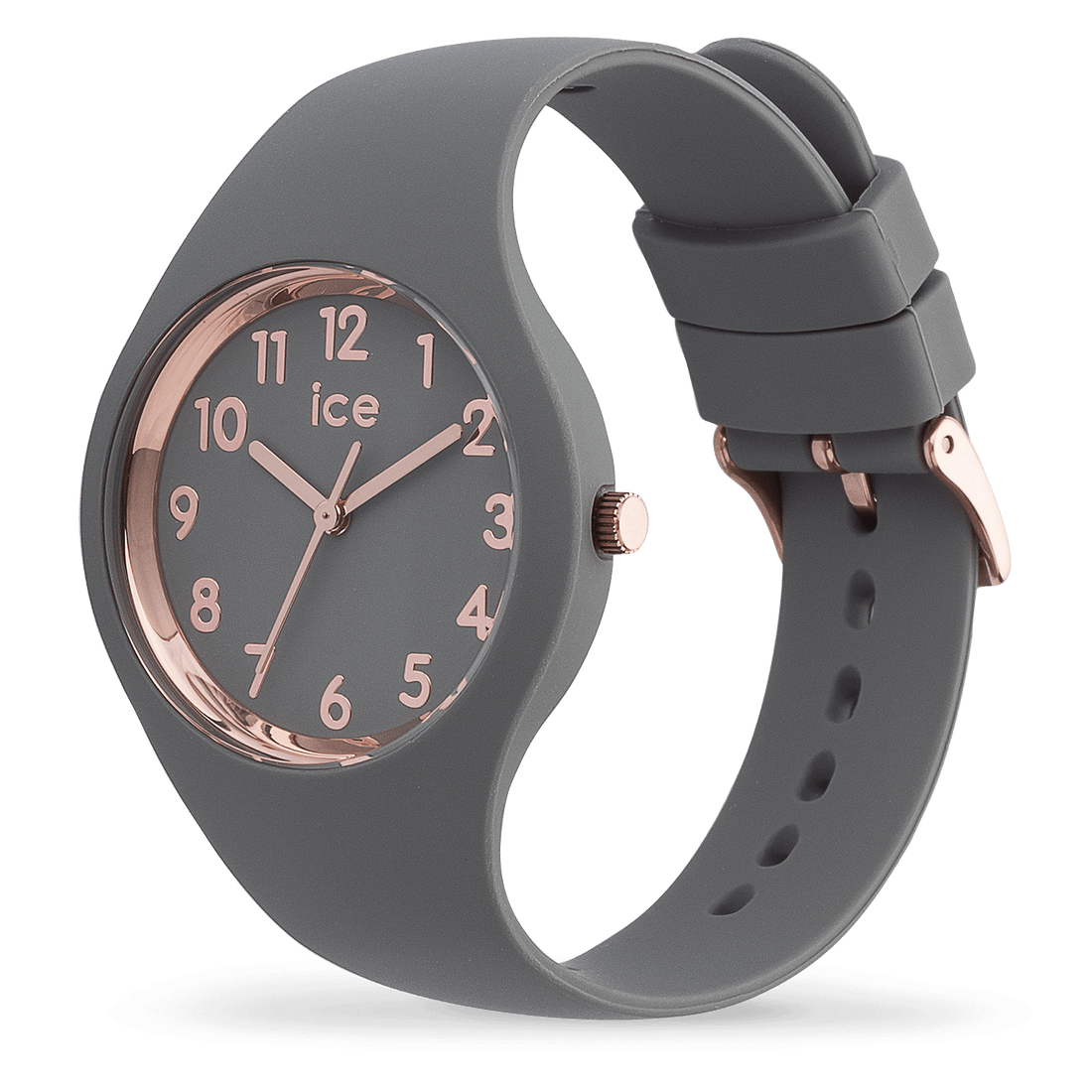 Ice Watch Montre Silicone Gris & Rose Small_Pixies