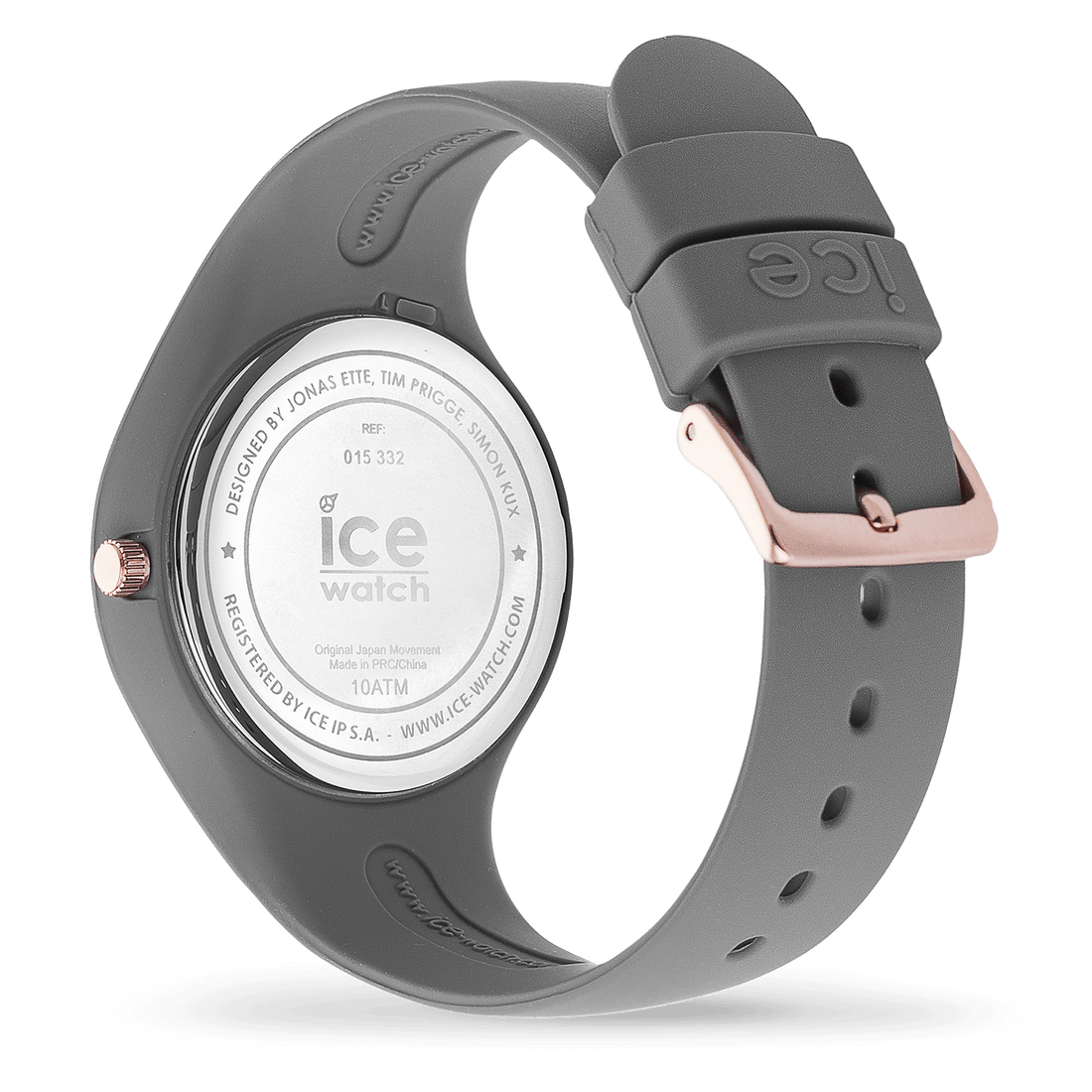 Ice Watch Montre Silicone Gris & Rose Small_Pixies