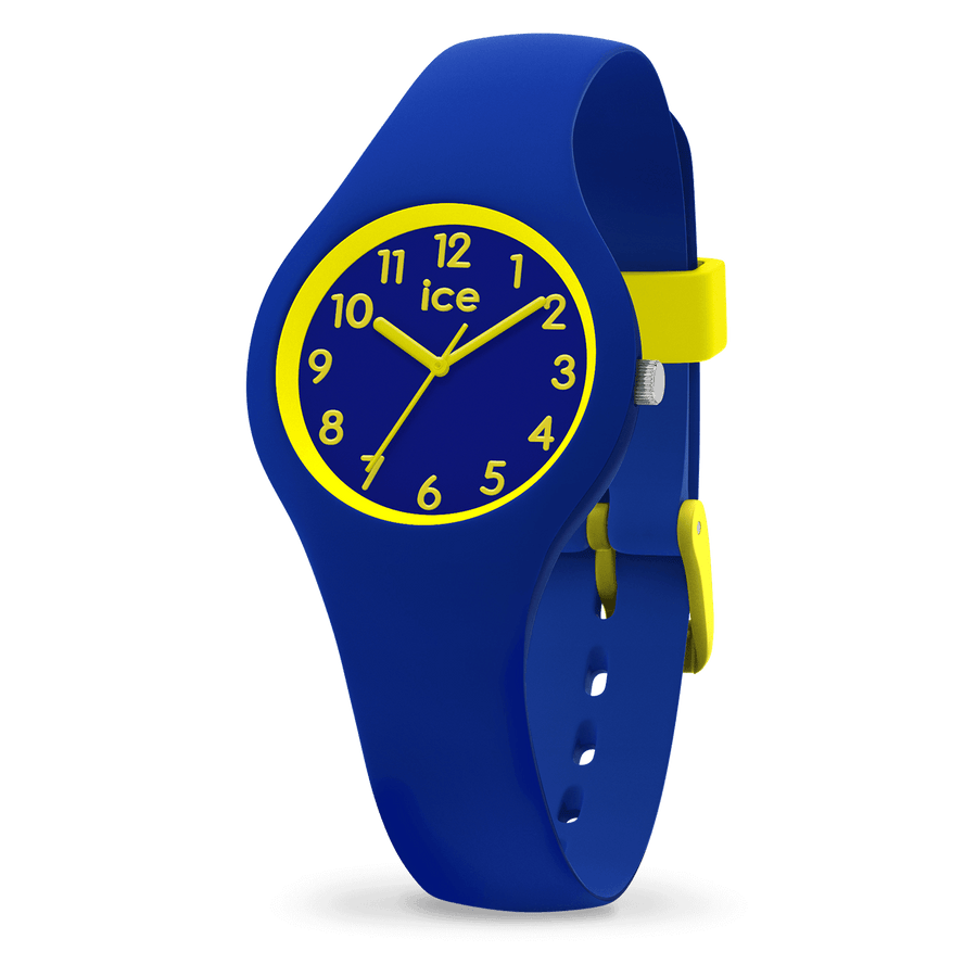 Ice Watch Montre Silicone Bleu & Jaune Small_Pixies