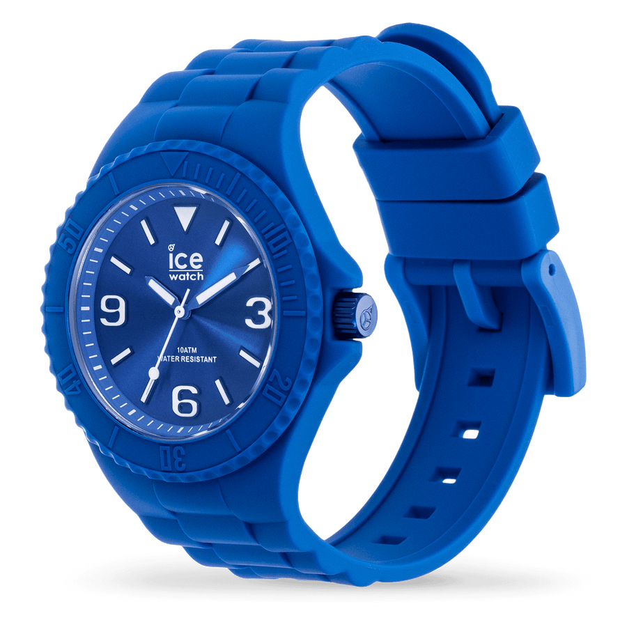 Ice Generation Montre Silicone Bleu Flashy Medium_Pixies