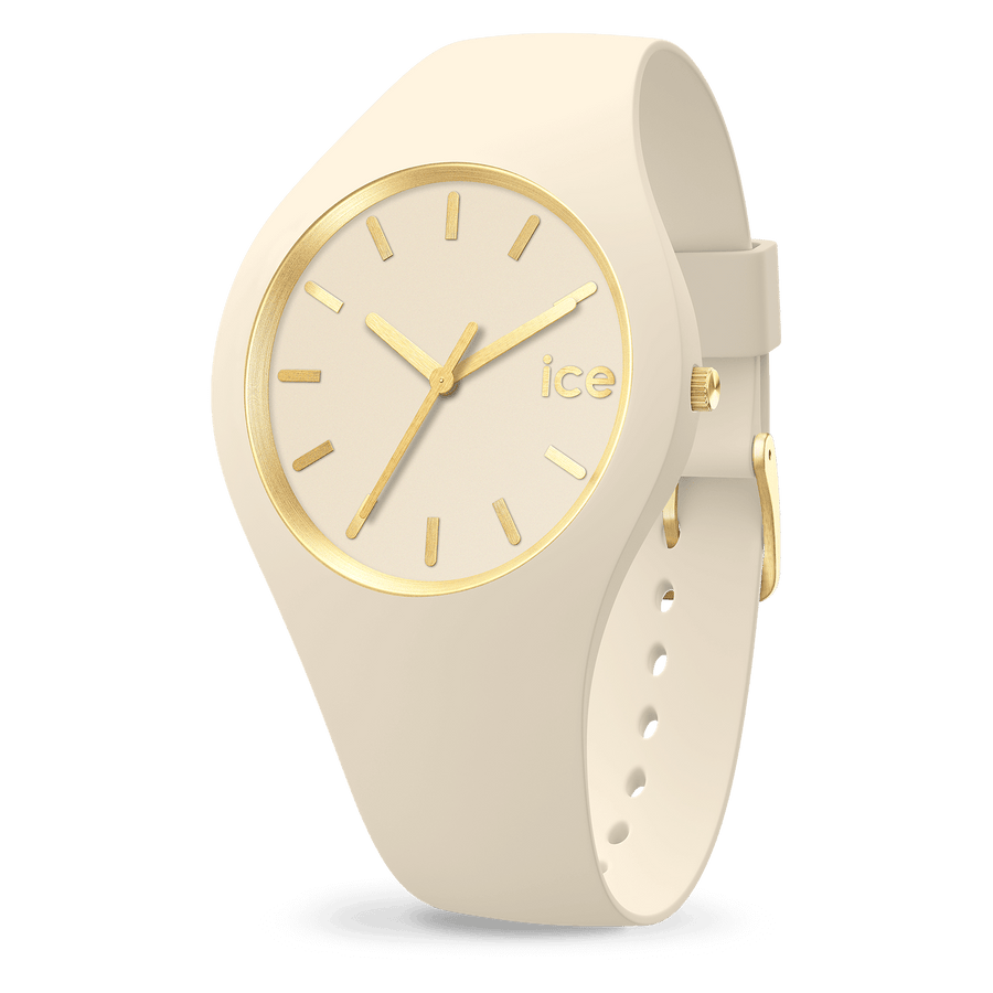 Ice Watch Montre Silicone Beige Doré Medium_Pixies