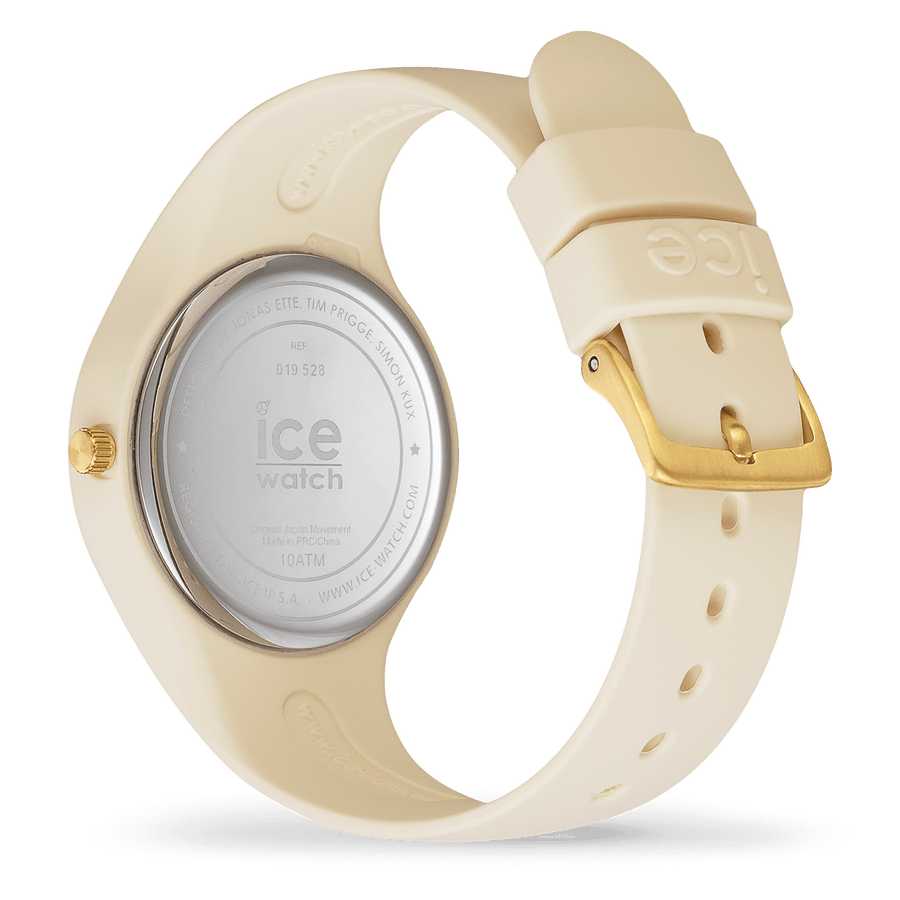 Ice Watch Montre Silicone Beige Doré Medium_Pixies