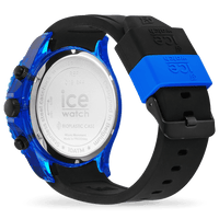 Ice Chrono Montre Silicone Bleu Noir XL_Pixies