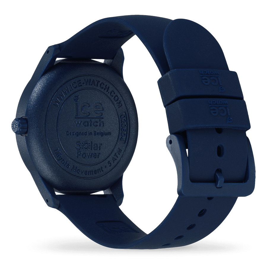 Ice Solar Power Montre Silicone Bleu Sunset Medium_Pixies