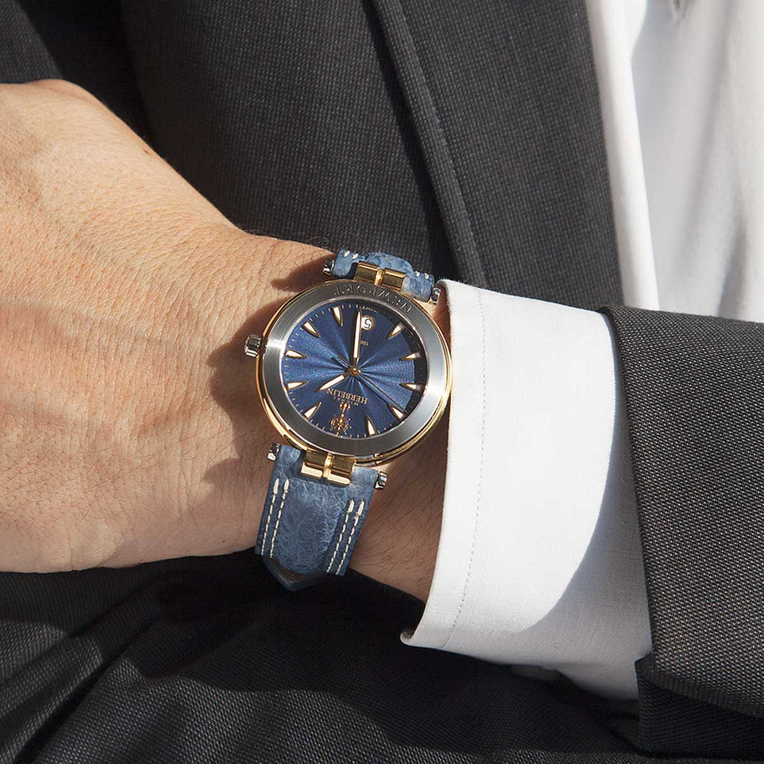 Michel Herbelin Montre Newport Originals Bleue_Pixies