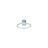 Pixies Bague Aigue Marine Or Blanc 750 Millièmes_Pixies