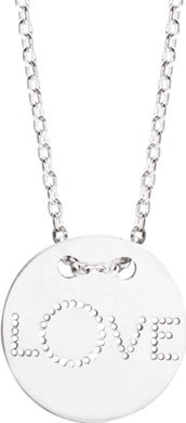 Pixies - 925 Silver Love Pendant Necklace