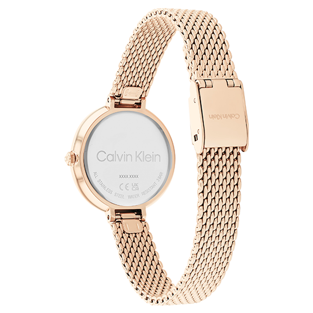 Calvin Klein Montre Timeless Bracelet Fin Doré_Pixies