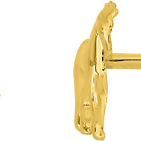 Pixies Boucles d'Oreilles Cheval Or Jaune_Pixies