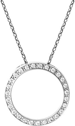 Pixies Collier Anneau d'Oxydes En Argent 925_Pixies