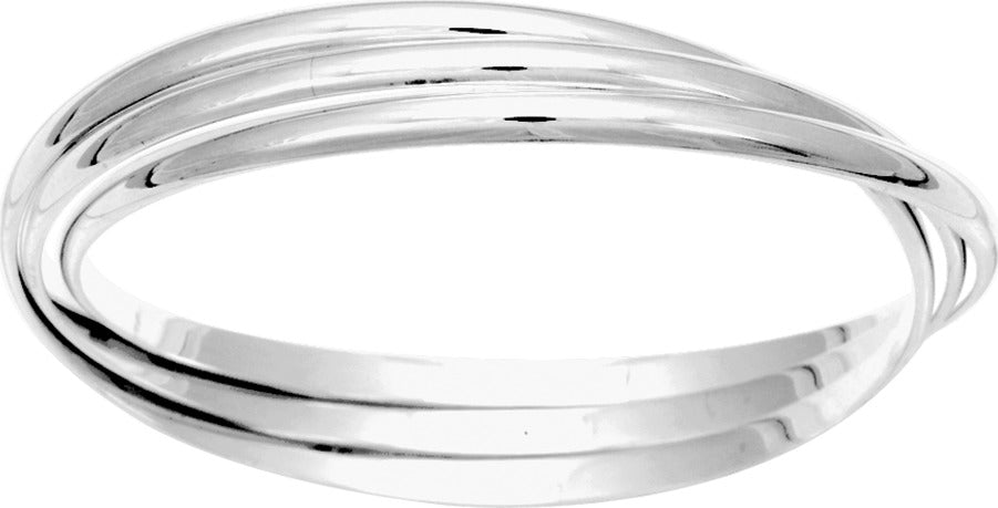 Bracelet Jonc Entrelacé Argent 925_Pixies