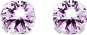 Boucles d'Oreilles Oxydes Violet  Argent 925_Pixies