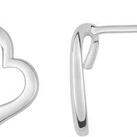 Boucles d'Oreilles Cœur Argent 925_Pixies