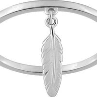 Bague Pendentif Plumes Argent 925_pixies bijoux