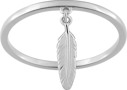 Bague Pendentif Plumes Argent 925_pixies bijoux