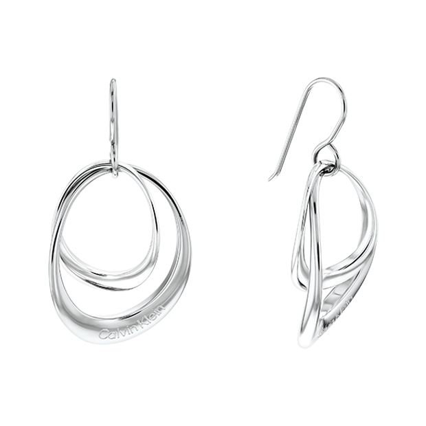 Calvin Klein Boucles d'Oreilles Acier Argenté Inoxydable_Pixies