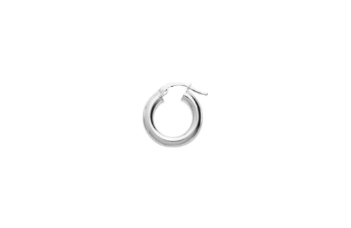 Pixies Boucles d'Oreilles Créoles Argent 925 10 mm_Pixies