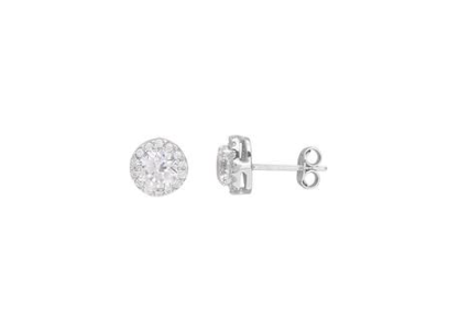 Pixies - 925 Silver Cubic Zirconia Earrings