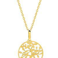 Collier arbre de vie or jaune_Pixies bijoux