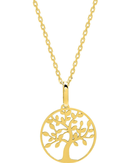 Collier arbre de vie or jaune_Pixies bijoux