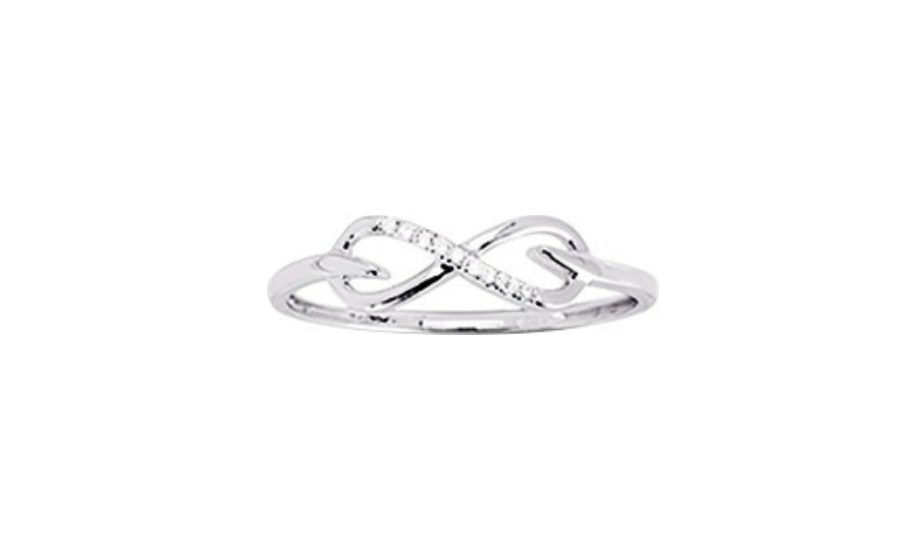 Pixies Bague Infini Or Blanc & Diamants_Pixies