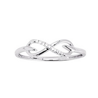 Pixies Bague Infini Or Blanc & Diamants_Pixies