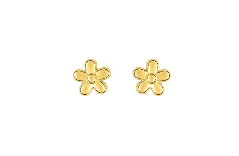 Pixies Boucles d'Oreilles Fleurs Or Jaune_Pixies