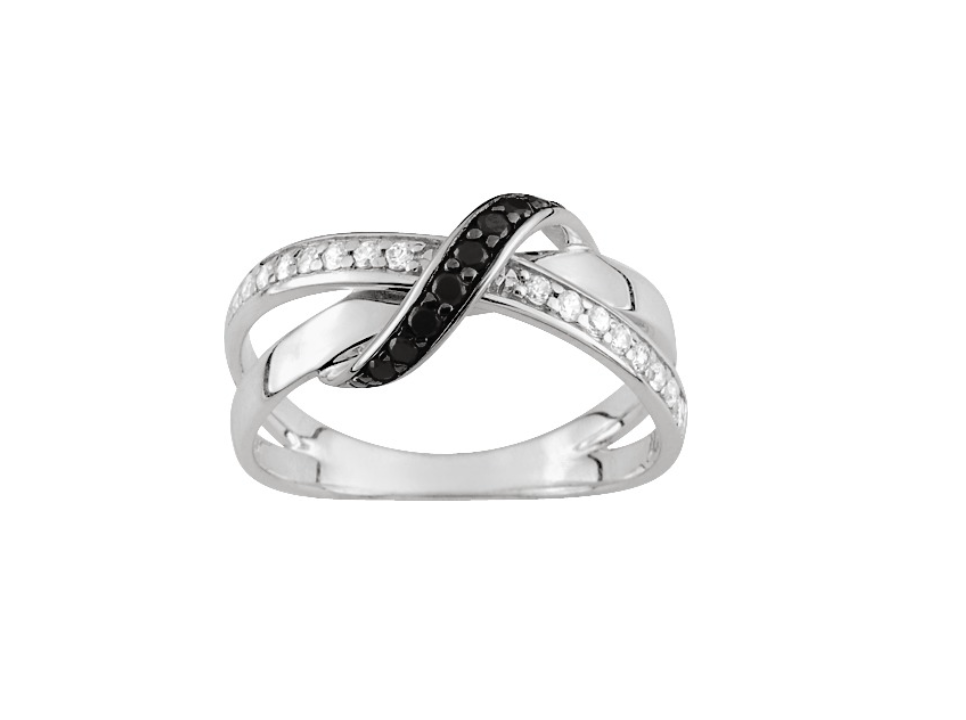 Bague oxydes noirs et blancs_pixies