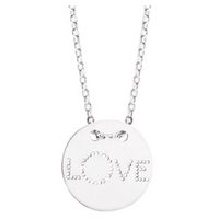 Collier plaquette "LOVE" argent 925_pixies bijoux