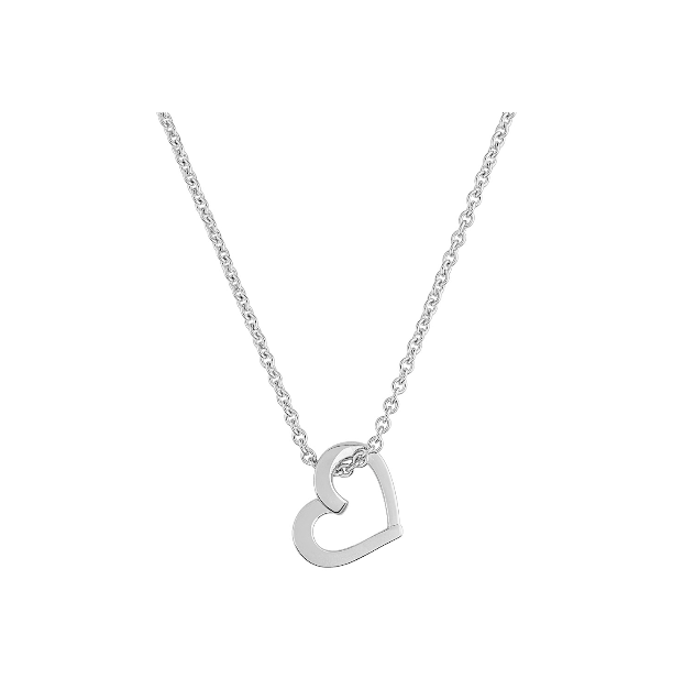 Pixies Collier Pendentif Coeur Argent 925_Pixies