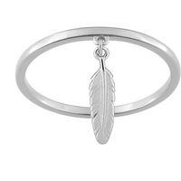 Bague Pendentif Plumes Argent 925_pixies bijoux