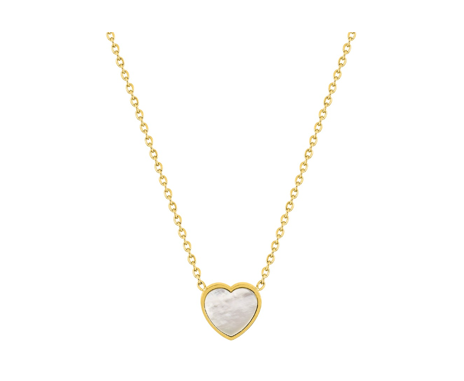 Collier Femme "Coeur" Acier Inoxydable