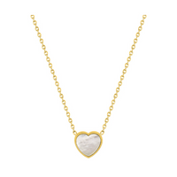 Collier Femme "Coeur" Acier Inoxydable