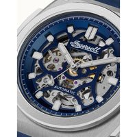 Montre Homme Ingersoll "The Motion " Automatique Bracelet Silicone Bleu