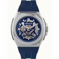 Montre Homme Ingersoll "The Motion " Automatique Bracelet Silicone Bleu