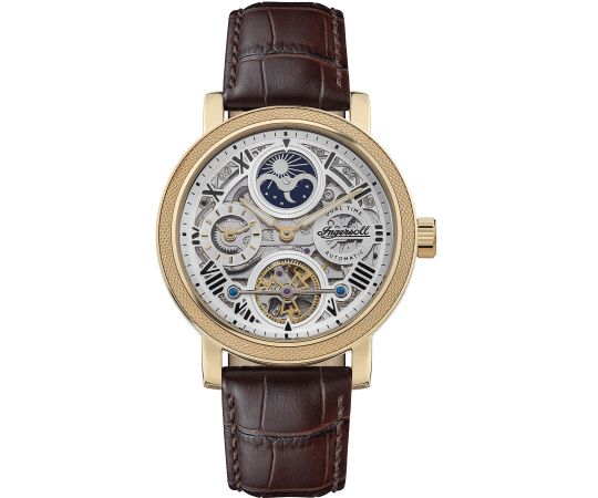 Montre Homme Ingersoll "The Row Dual Time " Automatique Bracelet Cuir