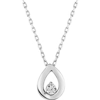 Pixies - Collier Femme Diamant Goutte Or Blanc