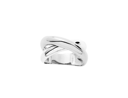 Bague Motif Croisé Femme