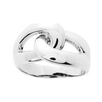 Pixies-Bague Large Noeud Femme Argent 925/1000