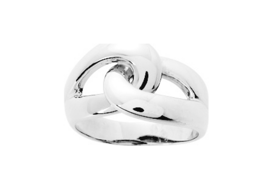 Pixies-Bague Large Noeud Femme Argent 925/1000